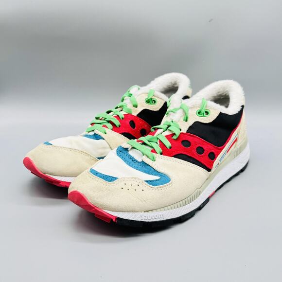 Saucony Shoes Mens 8.5 Off White Azura Low Fleece Lined Running Athletic Sneaker main image 4